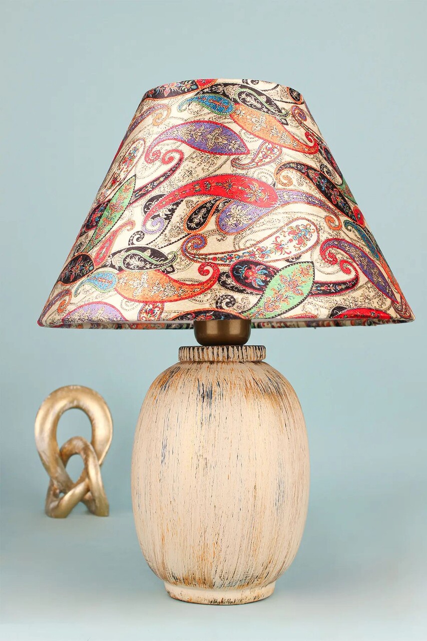 Lampa de masa, Opviq, 687HMY2437, Multicolor - imagine 4